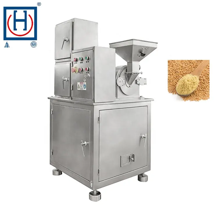 Industrial with dust collecting system cassava flour grinding machine food powder pulverzier